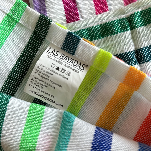 Las Bayadas Colourful Beach Blanket Size 78.44 x 78.44 - Picture 5 of 7